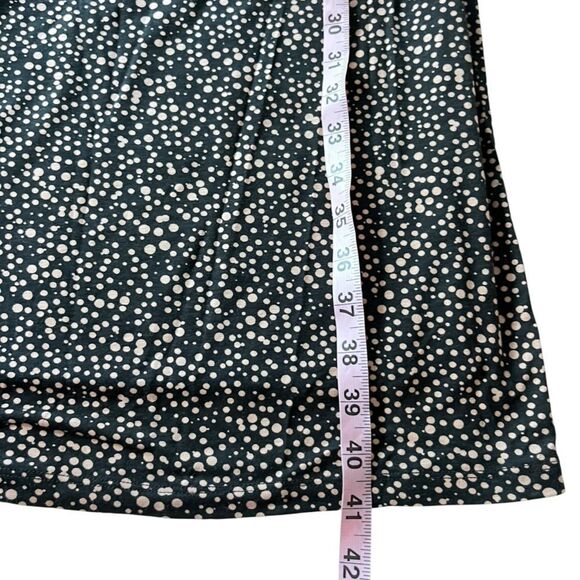 BODEN Rita Ruched Jersey Polka Dot Speckled Midi Dress - Picture 7 of 8
